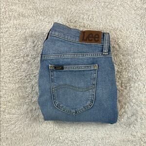 Lee high rise skinny leg jeans, size 4 med